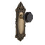 Victorian Plate with Waldorf Black Door Knob