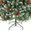 Arbre de Noël artificiel 6 pi avec pommes de pin et baies pour décoration de maison de vacances-1602771982