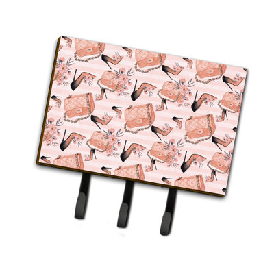 Metal Wall Organizer with Key Hooks
