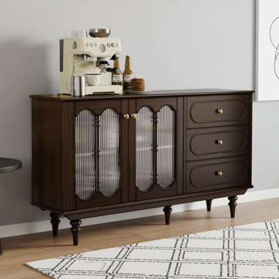 Retro multi-functional storage sideboard cabinet