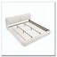 Lit plateforme en tissu crème de style bouclé-923427458