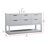 Felicity 60'' Single Bathroom Vanity with Engineered Marble Top-37098557