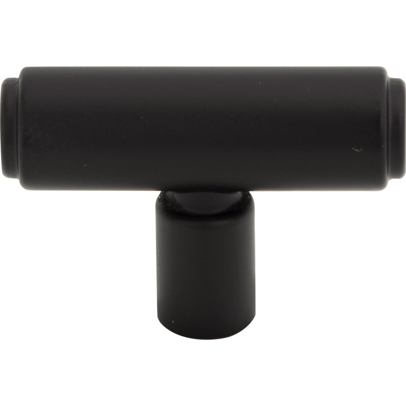 Clarence 2" Length Bar Knob, Flat Black
