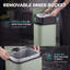 HOMCOM 50L Kitchen Bin, Pedal Bin with Removable Bucket, Light Green