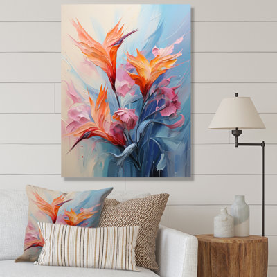 Oiseaux de paradis I - décoration murale florale et botanique