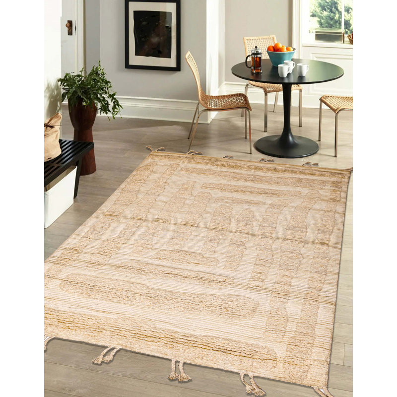 Tapis crème Looma 5 pi 1 po x 7 pi 10 po