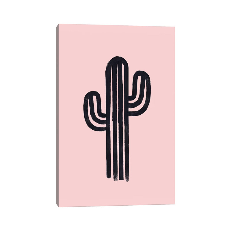 The God Cactus by Emanuela Carratoni - Wrapped Canvas Print, 101.6 cm H x 66.04 cm W x 1.91 cm D