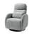 Abelie Modern Dual Motor Power Swivel Nursery Recliner with Auto Rocking Function-1032917569