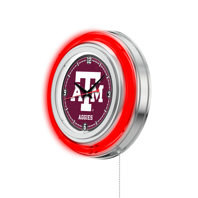 Horloge murale 15 po NCAA, Texas A&M