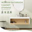 Meuble-lavabo simple 36 po avec vasque en céramique-130006700