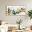 Ensemble de 1 tableau mural botanique marin sur toile-129277105-129277104