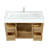 Maho 47.4'' Single Bathroom Vanity with Engineered Stone Top
