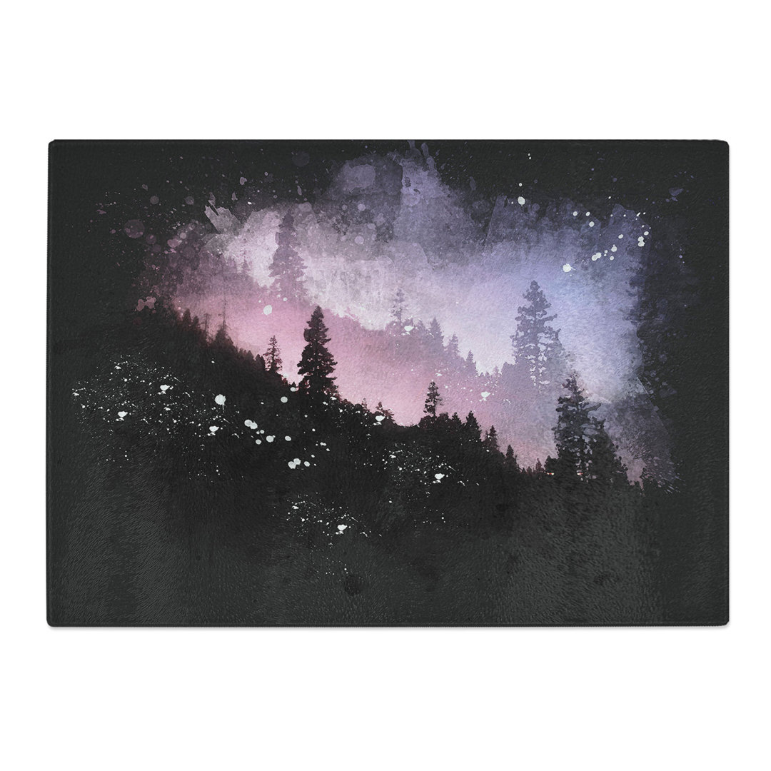 Forest Paint Splash Chopping Board