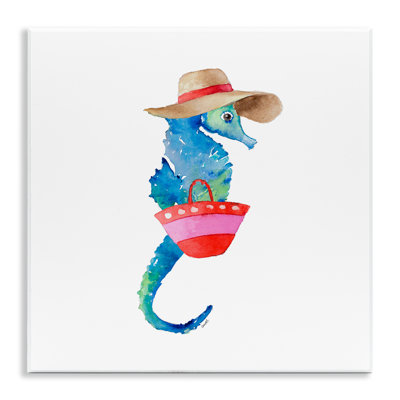 «Seahorse in Beach Hat» par Lanie Loreth