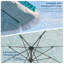 Parasol de patio à franges 9 pi avec manivelle pour piscine patio-109028889-109028895