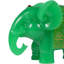 Ensemble de 6 figurines d'éléphant au look jade vert avec motifs dorés - Statues d'animaux Lucky Feng Shui-1832359969