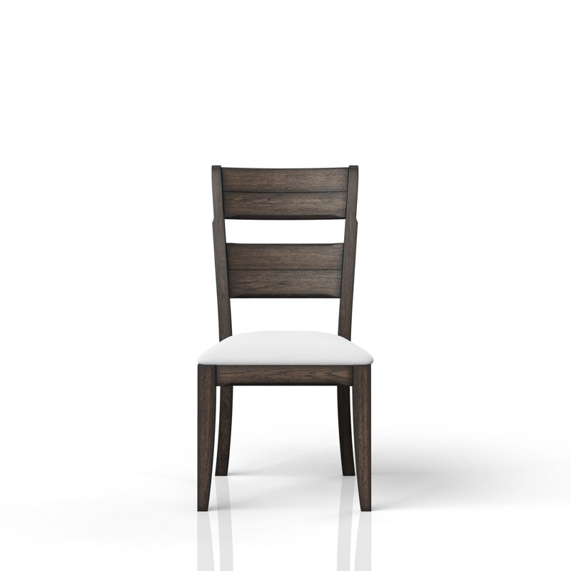 Chaise d'appoint rembourrée chocolat