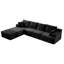 Canapé surdimensionné sans nuage 131 po avec 2 repose-pieds Cloud-976376389