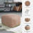 Devasheeh Upholstered Pouf-95635792