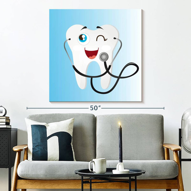 Alcaraz «Happy Tooth Doctor», H 33 po x l 33 po
