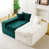 White/Green Velvet