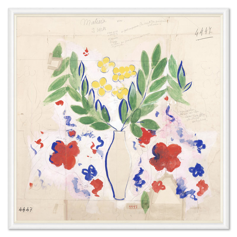 Paule Marrot, Matisse I, Blanc, H 43 po x l 43 po