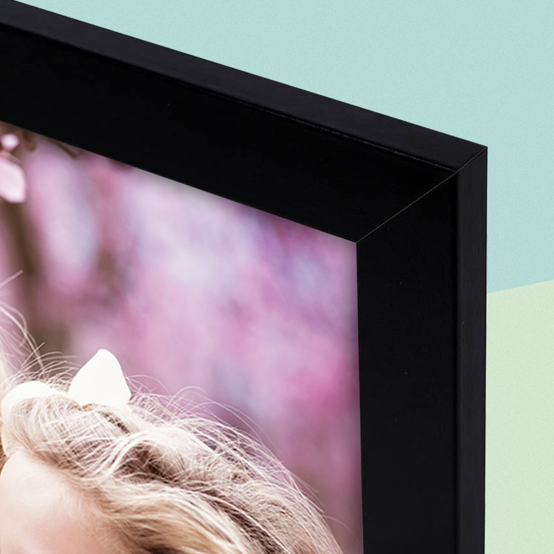 Black Picture Frames with Ivory Mat, 8" x 10"