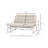 Comfortable Patio Sofas Steel Frame Modern Loveseat For Patio Home