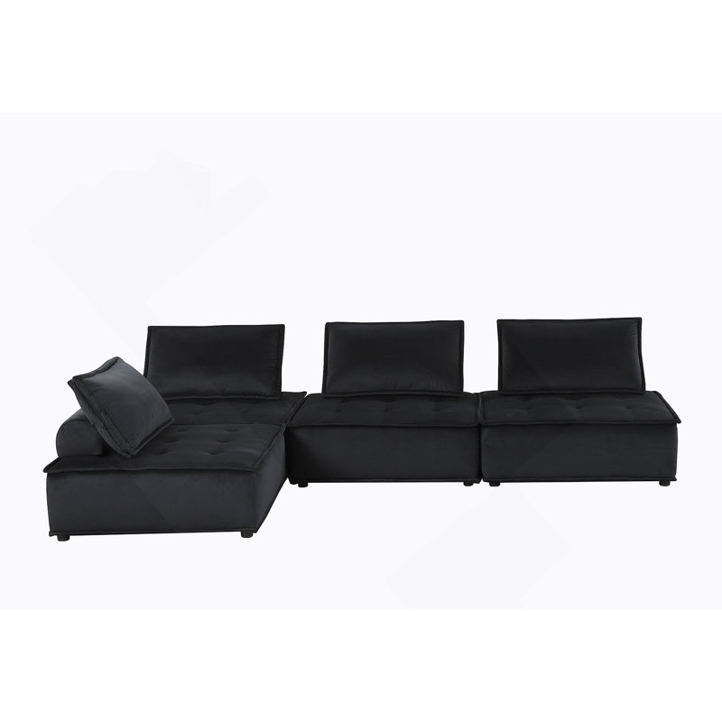 Canapé modulaire 120 po 4 pièces