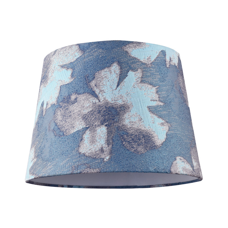 18cm H Linen Drum Lamp Shade ( No Direct Attachment Method ) in Purple