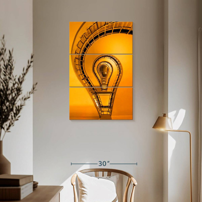 Escalier Lilie, H 57 po x l 36 po