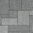 3'X4' Grey Machine Woven Uv Treated Geometric Blocks Indoor Outdoor Accent Rug