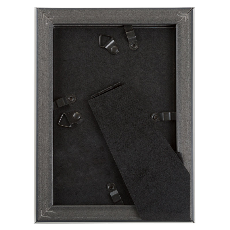 Classic Black 4x6 Tabletop and Wall Picture Frame Set