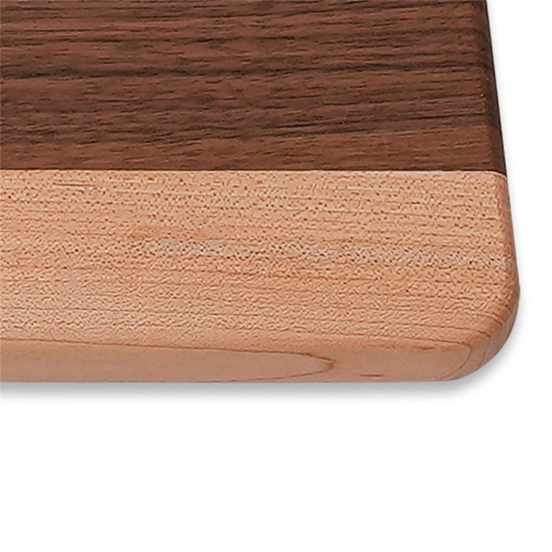 CONSDAN Mixed Hardwood Cutting Board, Food-Safe Kitchen Chopping Board for Meat, Vegetables, Fruits, 10" x 7"