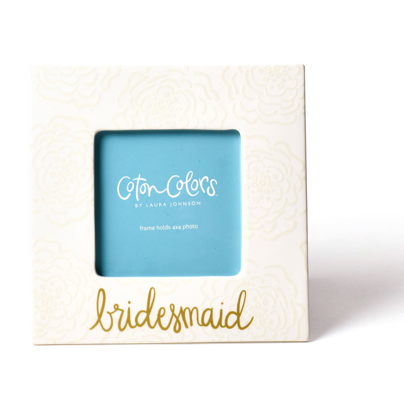 White Ceramic Picture Frame
