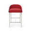 Tabouret de comptoir rembourré 26 po Shounda-369229908