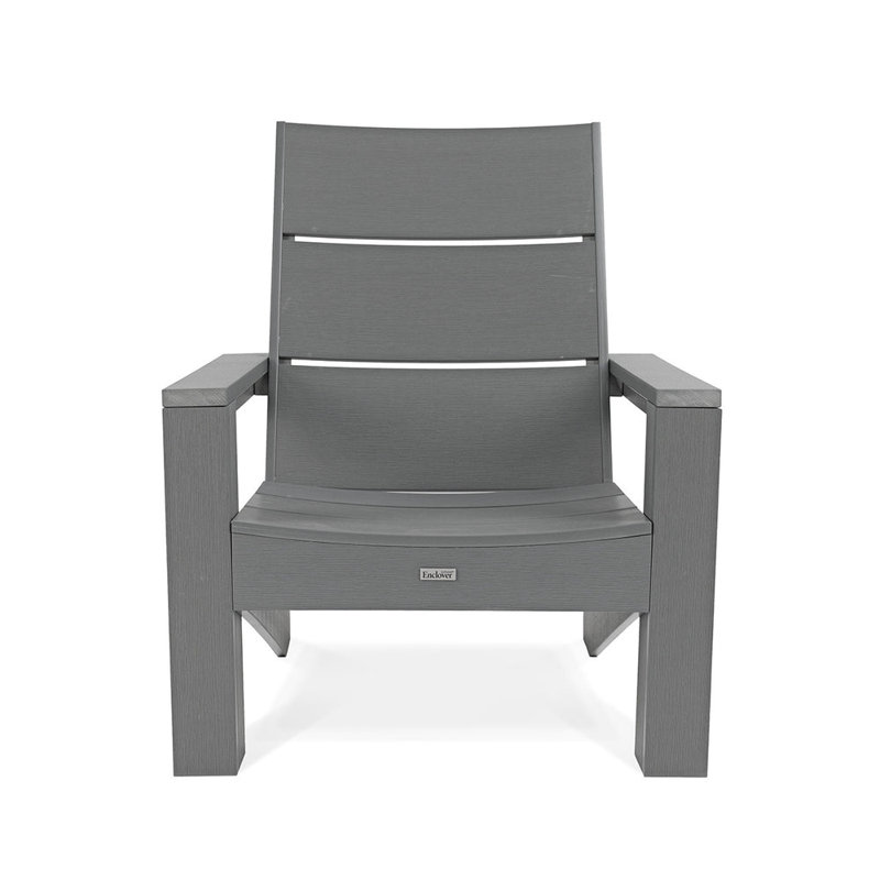 Chaise 3 panneaux Muskoka 001 en polymère, Gris