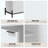 Modern High Gloss 3-Door Cabinet -Buffet Sideboard With Powder Coated Metal Feet-389886965