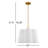 Taj 3-Light Burnished Brass Pendant-120088997-120088999