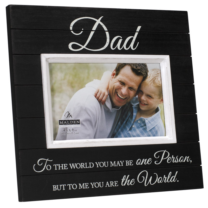 Lamont Light Black Wood Beveled Picture Frame