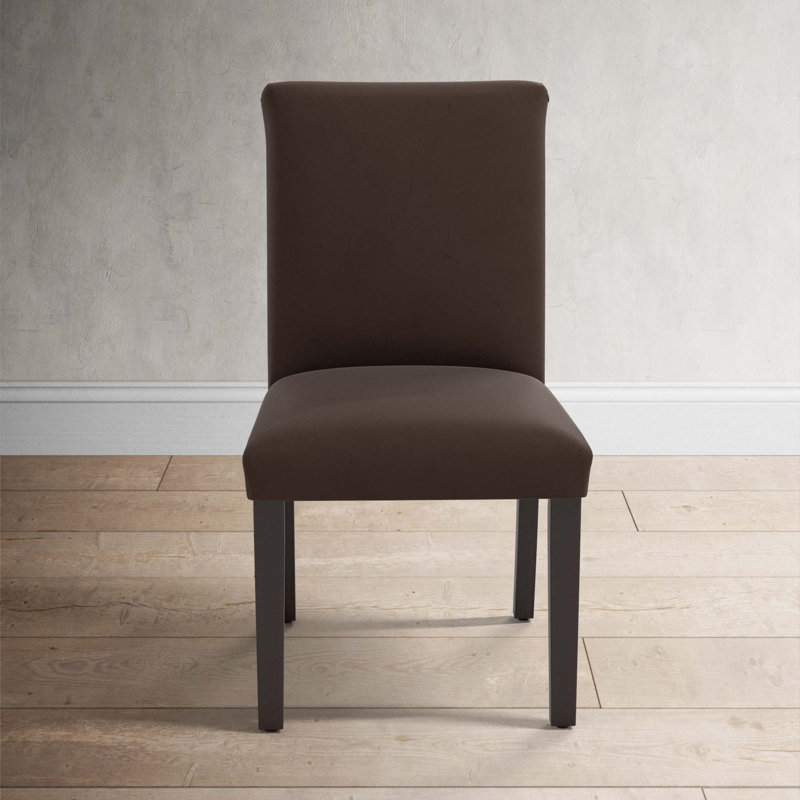 Benson 20'' H Upholstered Side Chair, Classic Chocolate Velvet