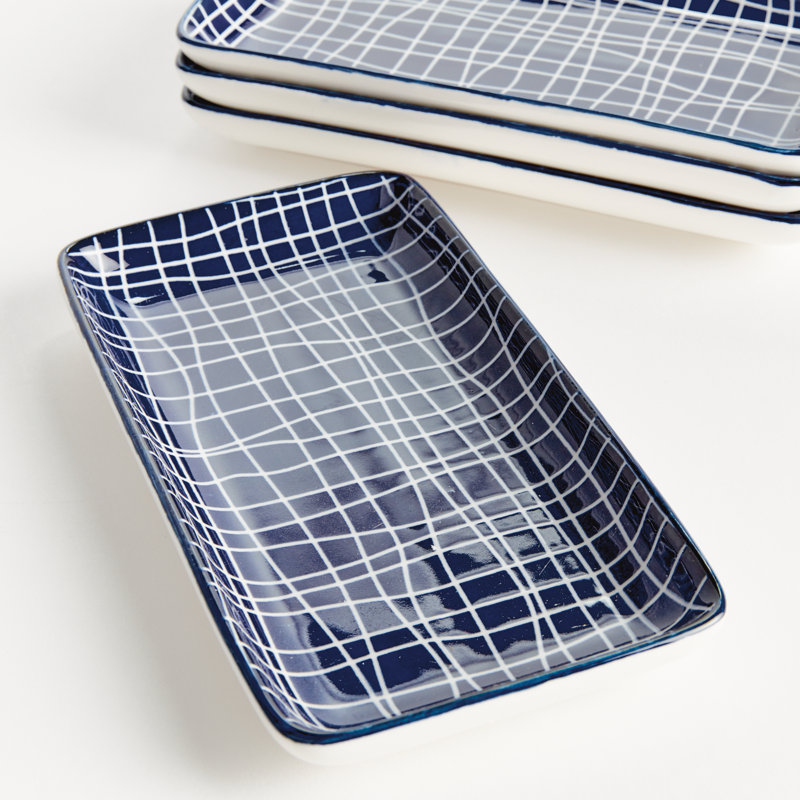 Halstad 7" TRAYS, SET OF 4