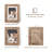 Desktop Display and Wall Mount Home Decor Collage Picture Frame Wood Brown