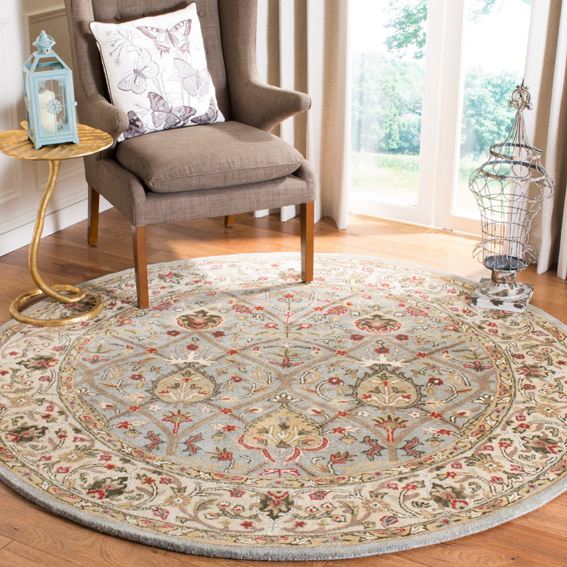 Tapis oriental en laine touffeté à la main Fullwood Fullwood, Rond 6 pi