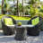 Antwaine Wicker 2 - Person Patio Conversation Sets with Cushions