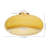 Glass Semi Flush Mount Yellow-126026815