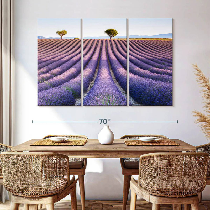 Alvord, champ de lavande, Provence, H 42 po x l 65 po
