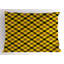 Ensemble de 2 taies décoratives Ambesonne jaune brun rayé 135492-99909880