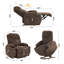 Fauteuil inclinable électrique Power Lift pour personnes âgées avec massage et chaleur, canapé inclinable électrique pour le salon, poches latérales, 2 porte-gobelets, grande taille confortable-175933938