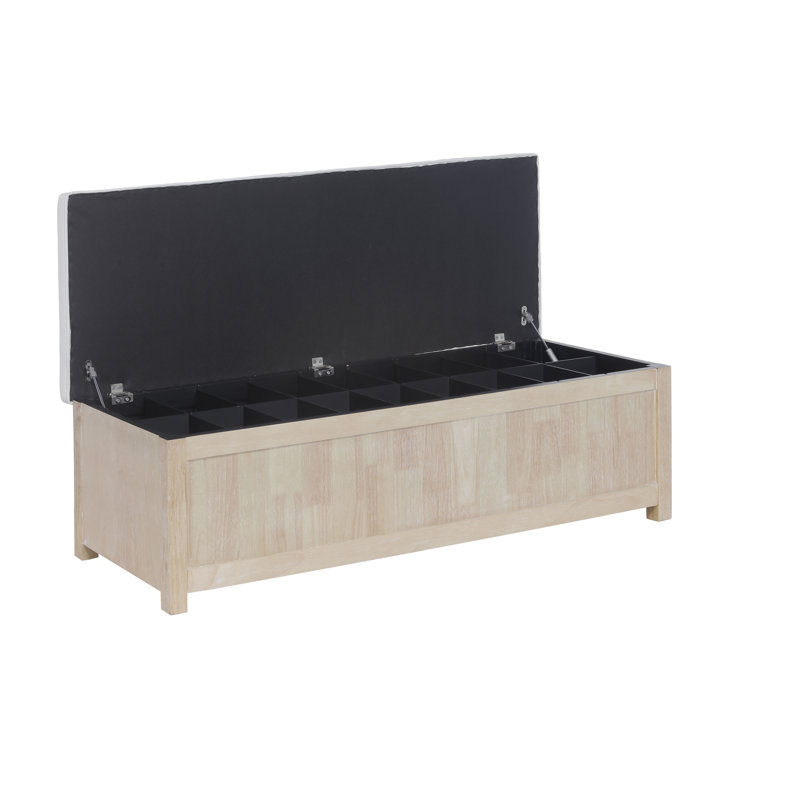 Rangement pour 18 paires de chaussures, Crème / lin blanc cassé
